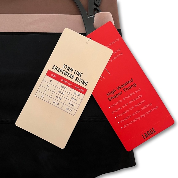 STRM LINE High Waisted Shaper Thong - 3 Pack - Various Sizes M/L/XL - Picture 2 of 5